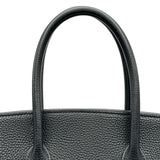 エルメス HERMES バーキン35 □F刻印 ブラック ゴールド金具 トゴ レディース ハンドバッグ