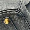 エルメス HERMES バーキン35 □F刻印 ブラック ゴールド金具 トゴ レディース ハンドバッグ