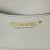 シャネル CHANEL ミニボーリングバッグ AS4202 ホワイト ゴールド金具 ラムスキン レディース ハンドバッグ