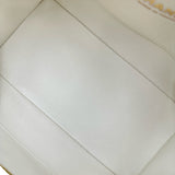 シャネル CHANEL ミニボーリングバッグ AS4202 ホワイト ゴールド金具 ラムスキン レディース ハンドバッグ