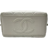 シャネル CHANEL ミニボーリングバッグ AS4202 ホワイト ゴールド金具 ラムスキン レディース ハンドバッグ