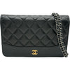 シャネル CHANEL ガブリエルドゥチェーンウォレット A84389 24番台 ブラック シルバー金具 カーフスキン レディース ショルダーバッグ