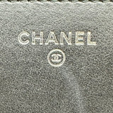 シャネル CHANEL ガブリエルドゥチェーンウォレット A84389 24番台 ブラック シルバー金具 カーフスキン レディース ショルダーバッグ