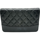 シャネル CHANEL ガブリエルドゥチェーンウォレット A84389 24番台 ブラック シルバー金具 カーフスキン レディース ショルダーバッグ