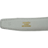 エルメス HERMES Hベルト ▢B刻印 グリーン ゴールド金具 クシュベル レディース ベルト