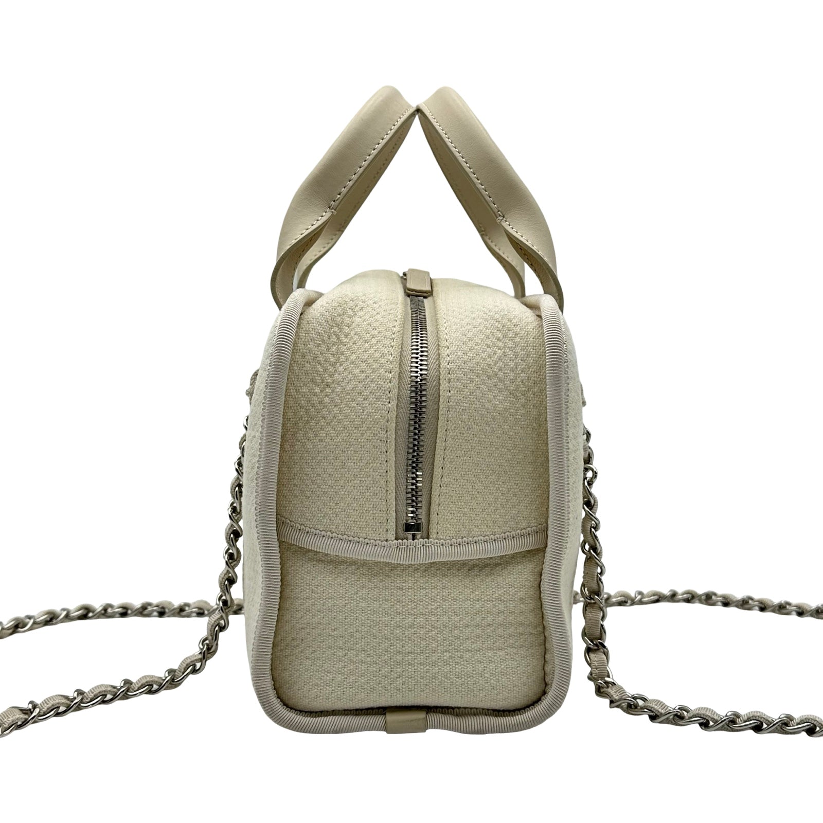 シャネル CHANEL ドーヴィル ボーリングバッグ A92750 ホワイト