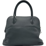 エルメス HERMES ボリード31 C刻印 ブラック シルバー金具 トリヨン レディース ハンドバッグ