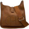 エルメス HERMES エヴリン3 GM □N刻 ゴールド シルバー金具 トリヨン レディース ショルダーバッグ