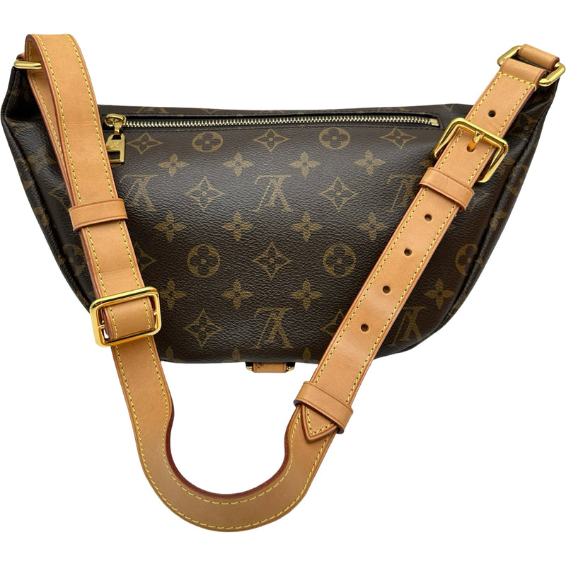ルイヴィトン　ボディバッグ　バムバッグ　M43644 ルイ・ヴィトン LOUIS VUITTON バムバッグ M43644 ブラウン モノグラム