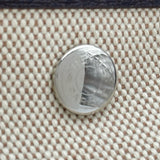 エルメス HERMES ガーデンパーティPM　 アイボリー/ブラウン シルバー金具 トワルアッシュ レディース トートバッグ