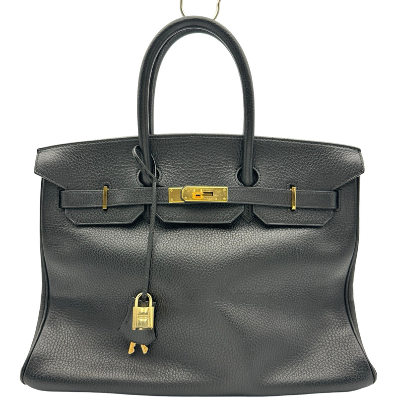 エルメス HERMES バーキン35 □B刻印 ブラック ゴールド金具