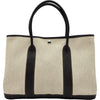 エルメス HERMES ガーデンパーティPM　 アイボリー/ブラウン シルバー金具 トワルアッシュ レディース トートバッグ