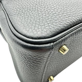 エルメス HERMES リンディミニ W刻印 ブラック ゴールド金具 トリヨン レディース ショルダーバッグ