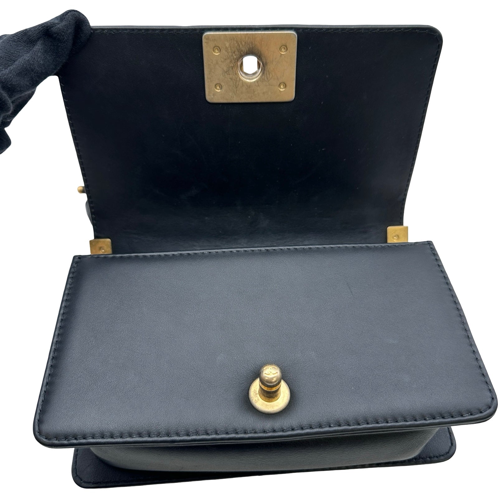 シャネル  ボーイシャネル20 ラムスキンチェーンショルダーバッグ レディース 20 シャネル CHANEL ボーイシャネル20 A67085 29番台 ブラック×ゴールド