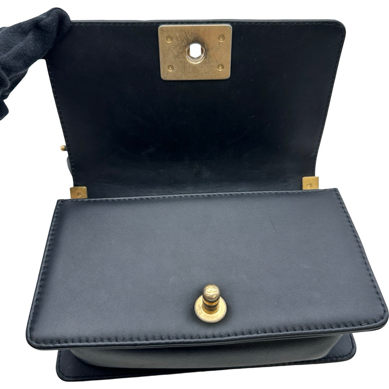 シャネル CHANEL ボーイシャネル20 A67085 23番台 ブラック ゴールド金具 ラム/ツイード レディース ショルダーバッグ シャネル CHANEL ボーイシャネル20 A67085 23番台 ブラック ゴールド