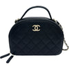 シャネル CHANEL マトラッセ チェーンショルダー ブラック×ゴールド金具 キャビアスキン レディース ショルダーバッグ