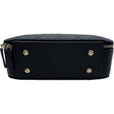シャネル CHANEL マトラッセ チェーンショルダー ブラック×ゴールド金具 キャビアスキン レディース ショルダーバッグ
