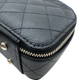 シャネル CHANEL マトラッセ チェーンショルダー ブラック×ゴールド金具 キャビアスキン レディース ショルダーバッグ