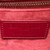 クリスチャン・ディオール Christian Dior レディディオール　ラージ ワインレッド カナージュ/レザー レディース ハンドバッグ