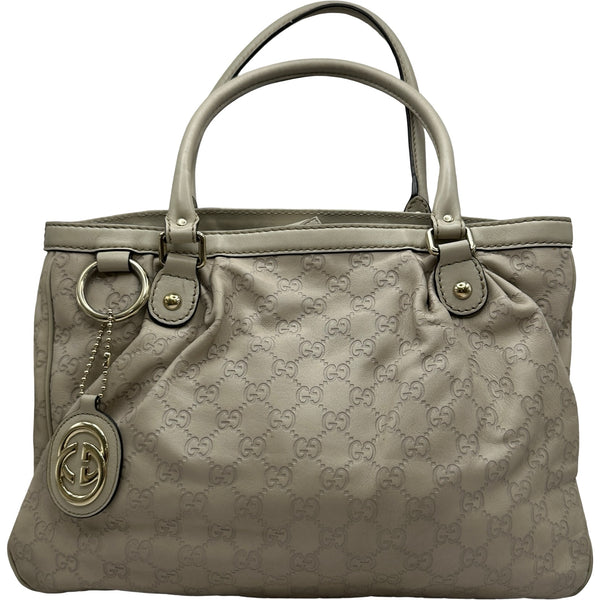 GUCCI シマスーキー　トートバッグ グッチ GUCCI スーキートート 296835 ホワイト グッチシマ レディース