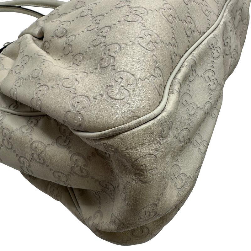 グッチ GUCCI スーキートート 296835 ホワイト グッチシマ レディース