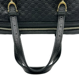 グッチ GUCCI ボストンバッグ 322231 ブラック マイクログッチシマ レディース ボストンバッグ
