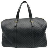 グッチ GUCCI ボストンバッグ 322231 ブラック マイクログッチシマ レディース ボストンバッグ