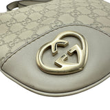 グッチ GUCCI ラブリーハートショルダー 257072 ホワイト グッチシマ レディース ショルダーバッグ