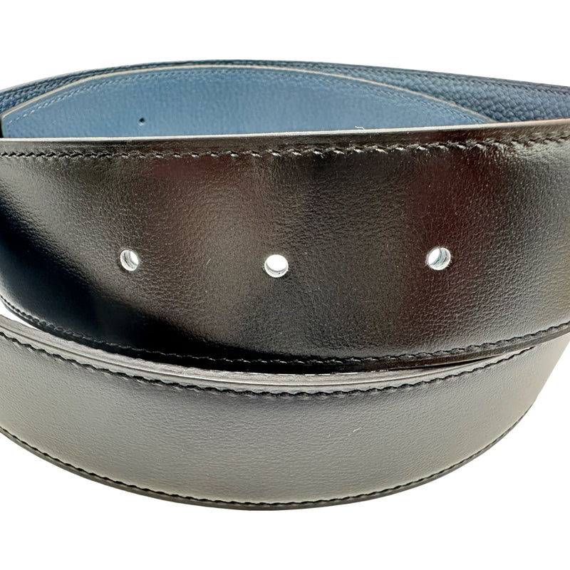 エルメス HERMES Hベルト 95cm U刻 ブラック/プルードプリュス ゴールド金具 トゴ/ボックスカーフ メンズ ベルト エルメス HERMES Hベルト 95cm U刻 ブラック/プルードプリュス