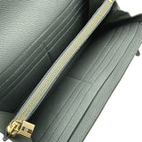 エルメス HERMES ケリーウォレット D刻 ヴェールアマンド ゴールド金具 エプソン レディース 長財布