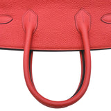 エルメス HERMES バーキン30 A刻 ルージュピヴォワンヌ シルバー金具 トゴ レディース ハンドバッグ
