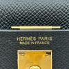 エルメス HERMES ミニケリー2 外縫い G刻 ブラック ゴールド金具 エプソン レディース ショルダーバッグ