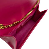 サンローラン SAINT LAURENT ケイトチェーンショルダー 354119 ピンク レザー レディース ショルダーバッグ