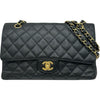シャネル CHANEL マトラッセ25 A01112 12番台 ブラック ゴールド金具 キャビア レディース ショルダーバッグ