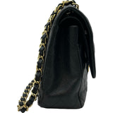 シャネル CHANEL マトラッセ25 A01112 12番台 ブラック ゴールド金具 キャビア レディース ショルダーバッグ