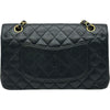 シャネル CHANEL マトラッセ25 A01112 12番台 ブラック ゴールド金具 キャビア レディース ショルダーバッグ
