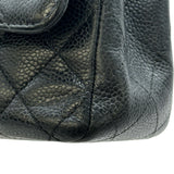 シャネル CHANEL マトラッセ25 A01112 12番台 ブラック ゴールド金具 キャビア レディース ショルダーバッグ