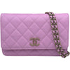 シャネル CHANEL マトラッセチェーンウォレット AP3971 ピンク ゴールド金具 キャビア レディース ショルダーバッグ