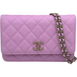 シャネル CHANEL マトラッセチェーンウォレット AP3971 ピンク ゴールド金具 キャビア レディース ショルダーバッグ