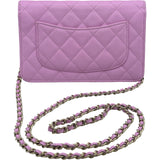 シャネル CHANEL マトラッセチェーンウォレット AP3971 ピンク ゴールド金具 キャビア レディース ショルダーバッグ