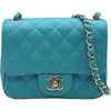 シャネル CHANEL ミニマトラッセ17 A35200 50番台 グリーン キャビア レディース ショルダーバッグ
