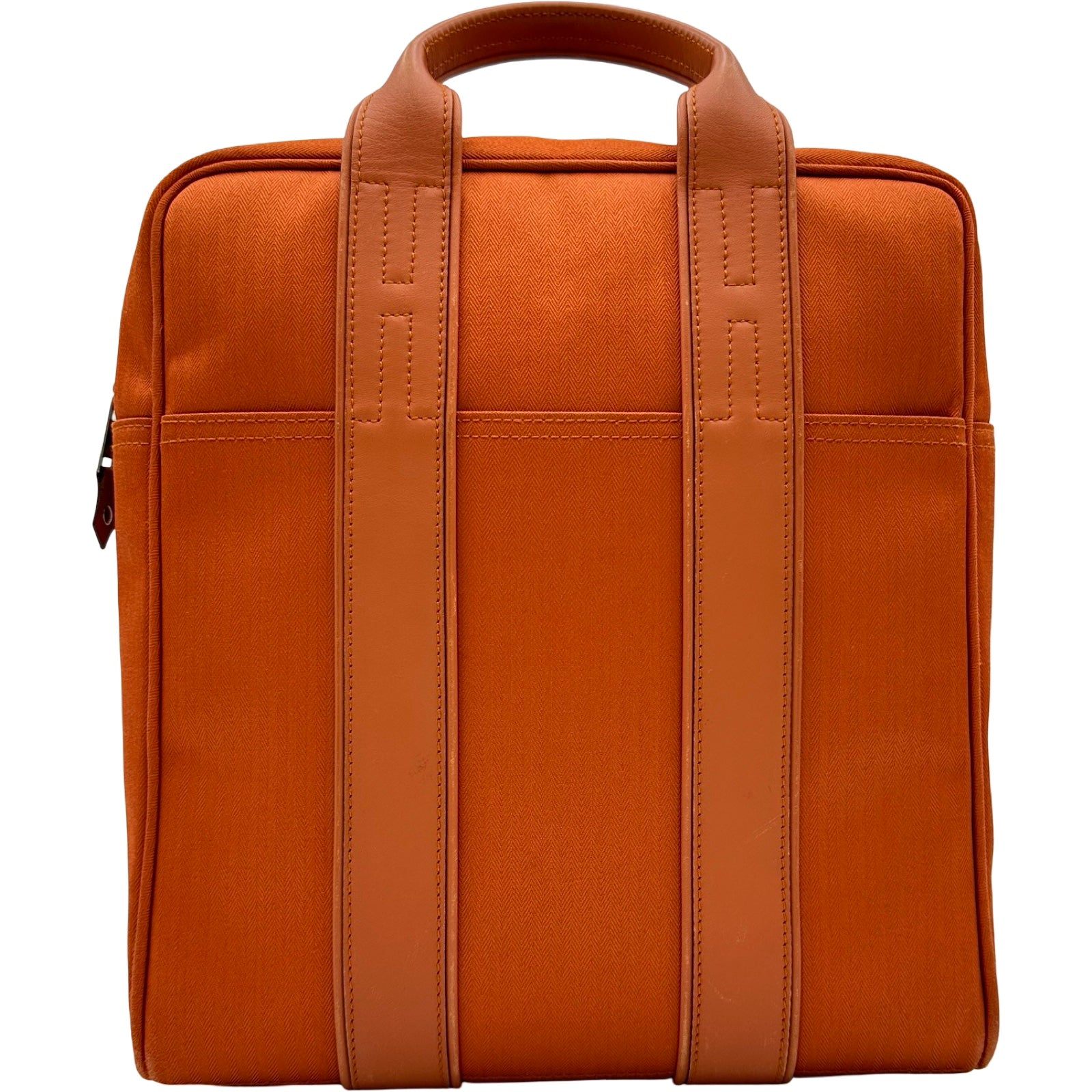本日限定‼︎セール‼︎ エルメス リュック エルメス HERMES アカプルコサックアド オレンジ シルバー金具 トワル