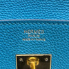 エルメス HERMES バーキン30 R刻 ターコイズ ゴールド金具 トゴ レディース ハンドバッグ