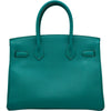 エルメス HERMES バーキン30 □P刻 ヴェールヴェローヌ シルバー金具 エプソン レディース ハンドバッグ