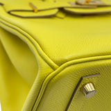 エルメス HERMES バーキン30 Y刻印 ライム ゴールド金具 エプソン レディース ハンドバッグ
