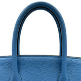エルメス HERMES バーキン35 □R刻印 ブルーパラダイス ゴールド金具 トリヨン レディース ハンドバッグ