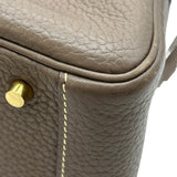 エルメス HERMES リンディ ミニ D刻 エトゥープ ゴールド金具 トリヨン レディース ショルダーバッグ