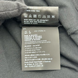 プラダ PRADA ロゴ刺繍半袖Tシャツ UJN555 ブラック コットン メンズ 半袖Ｔシャツ
