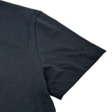 プラダ PRADA ロゴ刺繍半袖Tシャツ UJN555 ブラック コットン メンズ 半袖Ｔシャツ