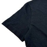 プラダ PRADA ロゴ刺繍半袖Tシャツ UJN555 ブラック コットン メンズ 半袖Ｔシャツ